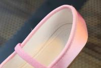 Zapatos Hanfu para niños, zapatos de princesa bordados hechos a mano para niñas, puesta en escena tradicional, zapatos de tela nacionales de moda para niños - details 12