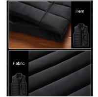 Chaleco Abrigo de Invierno para Hombres Cómodo y Calentito con Cuello Alto Padrido de Algodón - details 4