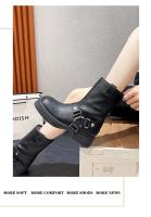 Chelsea de moda con suela gruesa impermeable y antideslizante, orejas colgantes, botas cortas de jardín - details 2