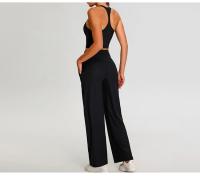 Camiseta interior de Yoga i-word para mujer, Top deportivo de secado rápido a prueba de golpes, sujetador informal con belleza fruncido en la espalda, ropa interior de Fitness para gimnasio, novedad - details 17