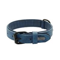 Collar personalizado cuero perro, accesorio acolchado interior identificación de mascotas, para perros pequeños, medianos - details 5