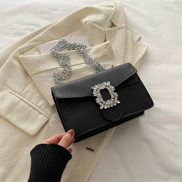 Bolso Cruzado de Cadena Versátil Mini Bolso Cuadrado de Moda Primavera 2025 Bolso de Viaje Ideal - 1