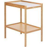Bañera Cambiador Bebé 2 en 1, 0-12 M (máx 11 kg), Fácil de Mover 4 Ruedas con Freno, Múltiples Compartimentos Almacenamiento, Colchón Cambiador Acolchado, Fácil Drenaje, Gris Mist - details 14