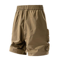 Nuevos pantalones cortos Cargo a la moda para hombre, pantalones cortos deportivos holgados con múltiples bolsillos para exteriores, pantalones cortos informales cómodos y transpirables de verano para hombre - details 2
