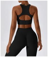 Sujetadores deportivos para mujer, ropa interior de alta intensidad para gimnasio, correr, Yoga, hermosa espalda seca, a prueba de golpes, sujetador de entrenamiento de canalé, Fitness sin costuras - details 22