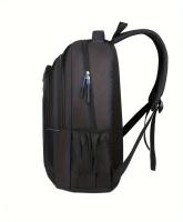 Moqueta Aleatoria con Cremallera, Mochila de Gran Capacidad para Senderismo al Aire Libre y Acampada para Hombres, Compatible con Portátil de 17 Pulgadas, Mochila Escolar Duradera con Múltiples Compartimentos, Diseño Multicapa, Protección Lumbar - details 3
