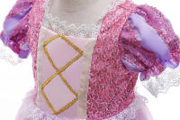 Disfraz de Rapunzel para niñas, vestido de princesa con pelo enredado mágico para fiesta de cumpleaños, carnaval, Halloween, fantasía, juegos de rol - details 5