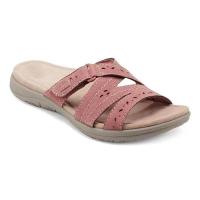 Sandalias ortopédicas de punta redonda para mujer, zapatos cómodos con agujeros de primera calidad, con gancho y bucle - details 4