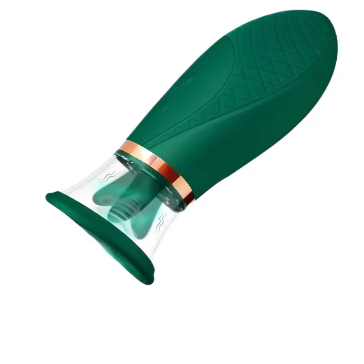 Juguetes sexuales, lengua lamiendo vibrador juguetes sexuales adulto coño AV palo femenino masaje masturbador - 1