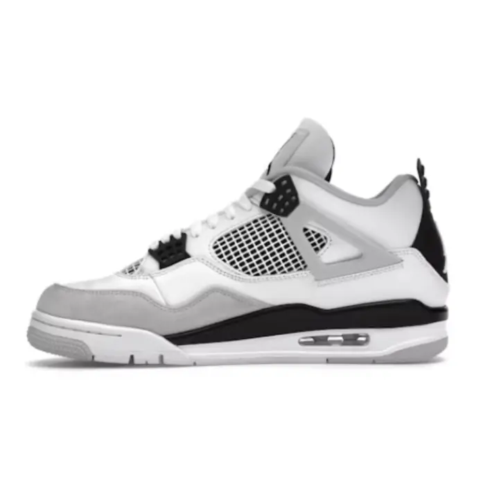 2025 Alta calidad 4 4S Retro University Blue Zapatos de baloncesto Moda para hombre Zapatillas de deporte Hip Hop Zapatillas de calle para mujer Zapatillas de deporte antideslizantes de cuero - 1