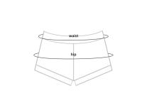 Pantalones cortos de yoga de cintura alta para mujer, secado rápido, levantamiento de cadera, fitness, correr, ciclismo, pantalones cortos cómodos transpirables de secado rápido - details 1
