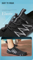 Zapatos de agua Unisex de verano para hombre, descalzos, cinco dedos, zapatos de natación acuáticos, transpirables, para senderismo, vadear, playa, zapatillas de deporte al aire libre - details 7