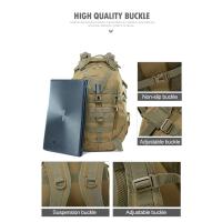 Mochila de Camping de 40L, bolso de viaje para hombre, mochila táctica Molle para escalada, senderismo, bolsa de pesca de hombro reflectante al aire libre - details 3