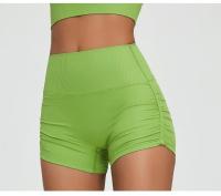 Shorts Deportivos de Cintura Alta para Yoga y Estiramiento Secado Rápido, Transpirable, Material de Nylon - details 1
