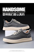 Primavera nuevos zapatos casuales de tablero para hombres transpirables cómodos zapatos versátiles de moda para hombres versión coreana amarilla de zapatos de moda de lujo ligero - details 17