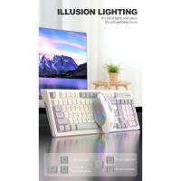 Conjunto de Teclado y Ratón para Juegos de Escritorio KM800 con 98 Teclas WiRED - details 6
