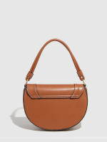 Bolso de mujer español bolso de sillín magnético con broche de solapa decorativo bandolera - details 1