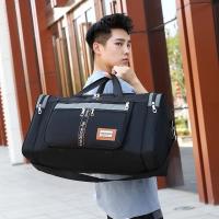 Bolsa de viaje de nylon para hombres y mujeres Bolsa de equipaje de mano de gran capacidad para fin de semana, gimnasio, bolsa deportiva para la noche - details 21