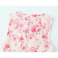 Vestidos de verano florales cortos sin mangas con cuello en A para mujer O 2025 - details 7