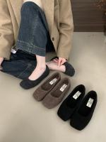 Zapatos individuales esponjosos de moda de gama alta nuevos zapatos planos de hadas con temperamento de brisa nocturna francesa zapatos de algodón de terciopelo de invierno femenino - details 11