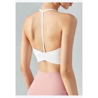 Top halter con espalda en T, chaleco, sujetador deportivo a prueba de golpes, almohadilla para el pecho, sujetador deportivo para yoga. - details 16