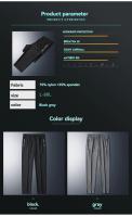 Pantalones de Seda Helada de Verano para Hombre Ropa de Trabajo de Estilo Holgado - details 4