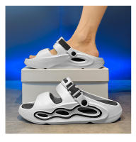 Sandalias para hombre 2025 verano nuevo color a juego de gran tamaño transpirable suela gruesa antideslizante talla de pareja zapatillas abiertas modelos de hombre - details 13