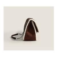 Bolso de lana de invierno, bolso de lana de cordero de otoño e invierno, nuevo bolso bandolera de felpa para mujer, versátil, de gran capacidad para invierno. - details 7