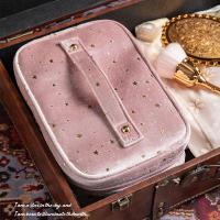 Soft Star-Bolsos de mano multifuncionales para lavado de bronce, bolsas de lápiz labial de gran capacidad, estuche de aseo, bolsa de cosméticos de terciopelo, bolsa de maquillaje - details 4