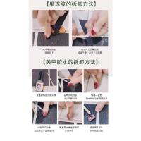 Puro hecho a mano hielo a través de nude con diamantes de alta calidad sentido uñas usables parches de uñas de longitud media - details 4