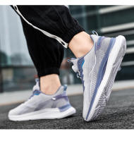 Zapatos de malla de seda de pescado, zapatos para correr con hebilla giratoria acolchada para hombres y mujeres - details 16