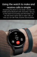 Reloj inteligente 2025 con llamada móvil, reloj saludable para hombre y mujer, Fitness, exquisita brújula de moda, reloj inteligente NFC, llamada BT para ios y Android - details 6