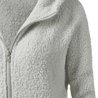 Sudadera con Capucha de Peluche para Mujer Ouwu Moda de Color Sólido, Ajuste Suelto, Estilo Tendencia 2024 - details 17