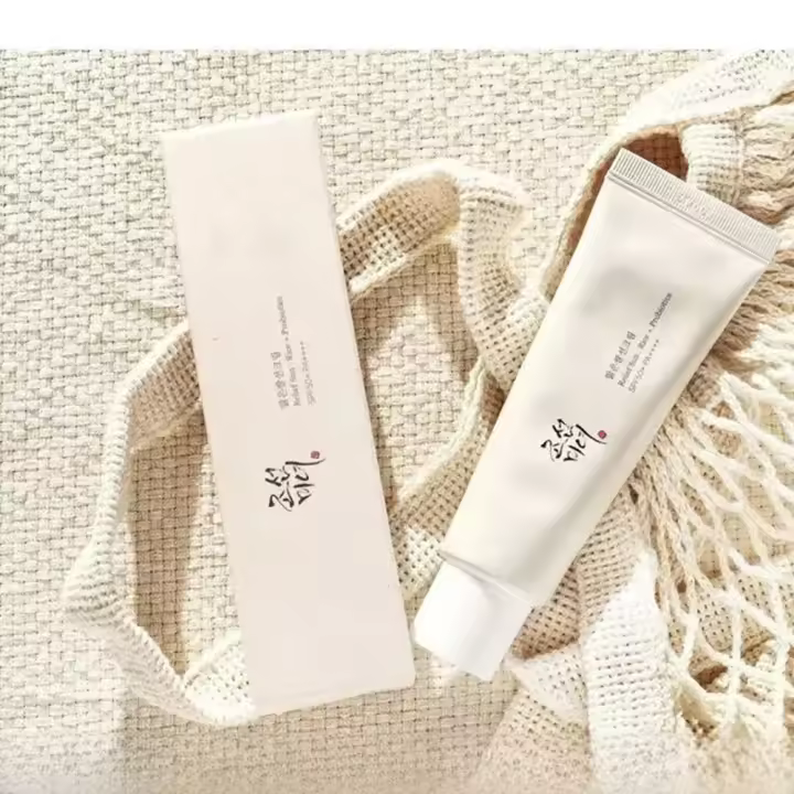 Probióticos de arroz coreano protector solar alivio solar Spf 50+ alta protección solar hidratante loción solar para la piel Control de aceite - 1