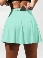Falda Deportiva Casual para Mujer con Pantalones Falsos de Tenis - Conjunto de 2 Piezas - details 7