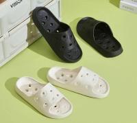 Zapatillas de baño ahuecadas para mujer, zapatillas de ducha antideslizantes, Zapatillas de casa de EVA ultraligeras y suaves - details 2
