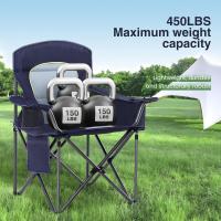 Silla de Camping Plegable de Gran Tamaño Azul Soporte de 450 Libras Silla Deportiva para Césped con Portavasos y Bolsa Térmica - details 11