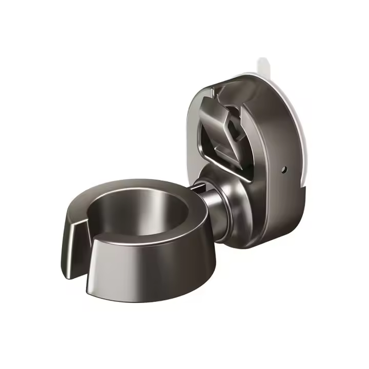Estante de almacenamiento para secador de pelo con ventosa, soporte para secador de pelo resistente desmontable, soporte para alisador de secador de pelo sin perforaciones a prueba de herrumbre - 1