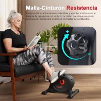 Bicicleta estática Inteligente, Mini pedaleador bajo encimera con Doble función para Personas Mayores, opcionalmente con aplicación Gratuita SunnyFit y Magnetic - details 19