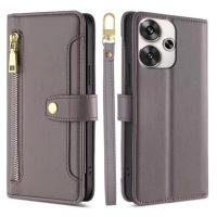 Cuero magnético multifuncional para Xiaomi Redmi Turbo 3/POCO F6, funda protectora con cremallera, de moda - details 0