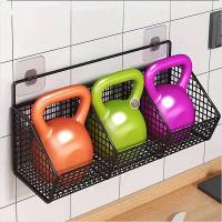Cesta de iluminación de cocina montada en la pared, adecuada para iluminar especias, cebollas y verduras de larga duración - details 1