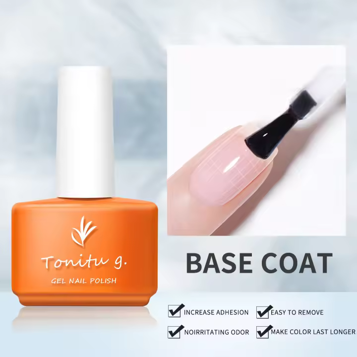 Tonitu G 7ml Esmalte de uñas en gel semipermanente Gel de gelatina transparente natural UV LED para salón de manicura y arte de uñas DIY en casa - 1