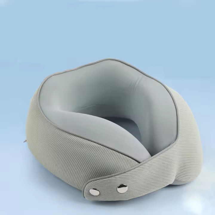 Almohada para Cuello - Almohada Cervical para Avión Coche Tren, 100% Espuma Memoria, Cojin de Viaje Cuello - 1