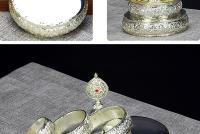 Producto Buddha Hall Placa de aleación de cobre pequeña de 4 pulgadas Cuatro filas más Manzha Roman Zha - details 7