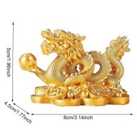 Estatua de Feng Shui para atraer riqueza, figuritas chinas de buena suerte, adorno de estatuilla de dragón, decoración de escritorio, 2024 - details 11