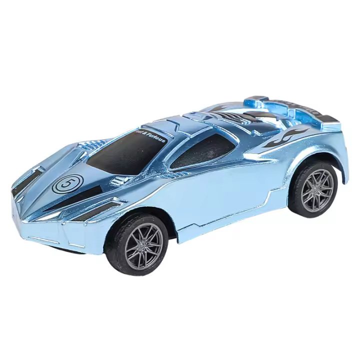 Mini coche de carreras con pintura en aerosol de dibujos animados para niños, regalo pequeño - 1