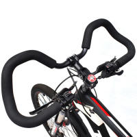 Reciénль Khu eNoyд aleación de aluminio mariposa bicicleta de montaña elevador manillar bicicletas de carretera soporte para cruceros - details 1