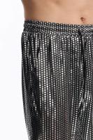 Pantalon décontracté para hombres, modo nouvelle, estampage à chaud, Harajuku, Hip Hop, fiesta de baile Disco, Streetwear, pantalon à cordon de serrage, boîte de nuit - details 10