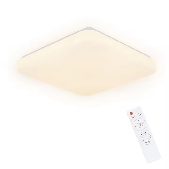 CBJKTX Lámpara de Techo LED Lámpara de Techo para Dormitorio Lámpara de Dormitorio de Cielo Estrellado Regulable con Control Remoto Iluminación de Techo de 37 W 28 cm - 1