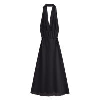 Camisola de mujer elegante de cintura alta ss con diseño sin ckless, cuello en V, lazos laterales y - details 6